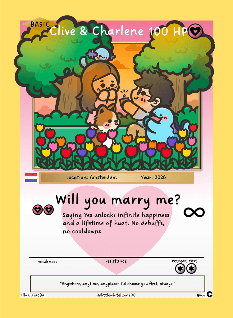 Will You Marry Me? — Amsterdam, 2026